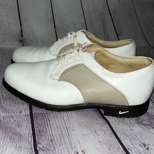 Nike air - comfort gold shoes - cream and tan - 8.5